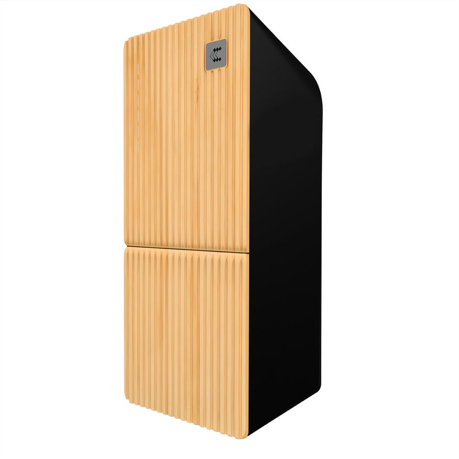TeltoCharge EVC2 frontpaneel met houtlook voor socketversie