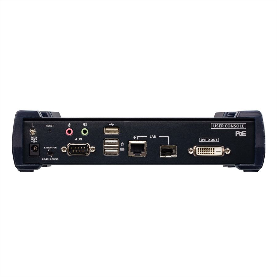 ATEN KE6912R DVI-D Dual Link KVM Over IP-extender met PoE ontvanger