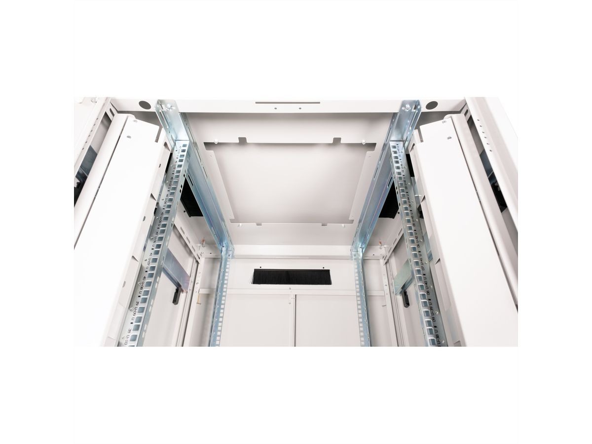 ROLINE 19-inch Network Cabinet Pro 47 U, 800x800 WxD glass door grey