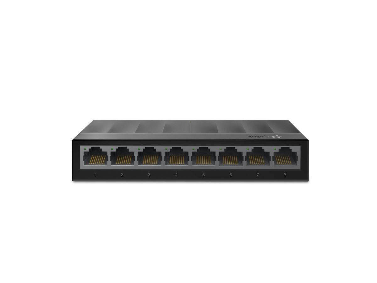 TP-LINK LS1008G network switch Unmanaged Gigabit Ethernet (10/100/1000) Black