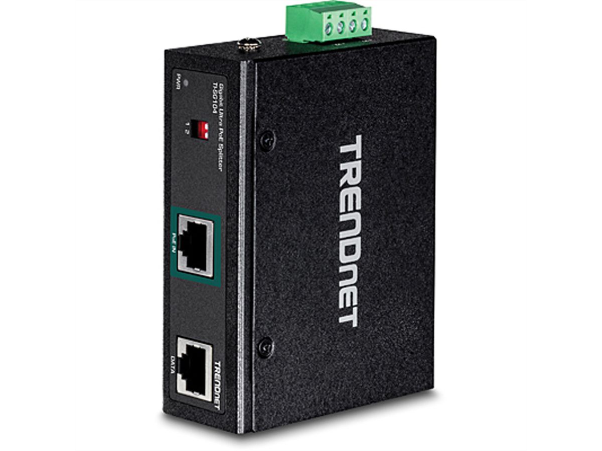 TRENDnet TI-SG104 industriële Gigabit UPoE splitter