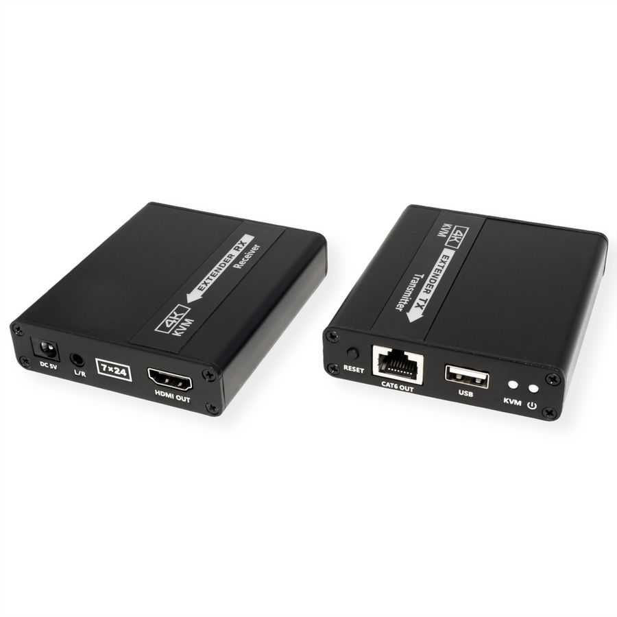 VALUE KVM-Extender via Cat.6/6A, HDMI, max. 70m