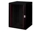ROLINE 19-inch wandbehuizing Pro 16 U, 600x600 BxD tweedelig draaibaar zwart