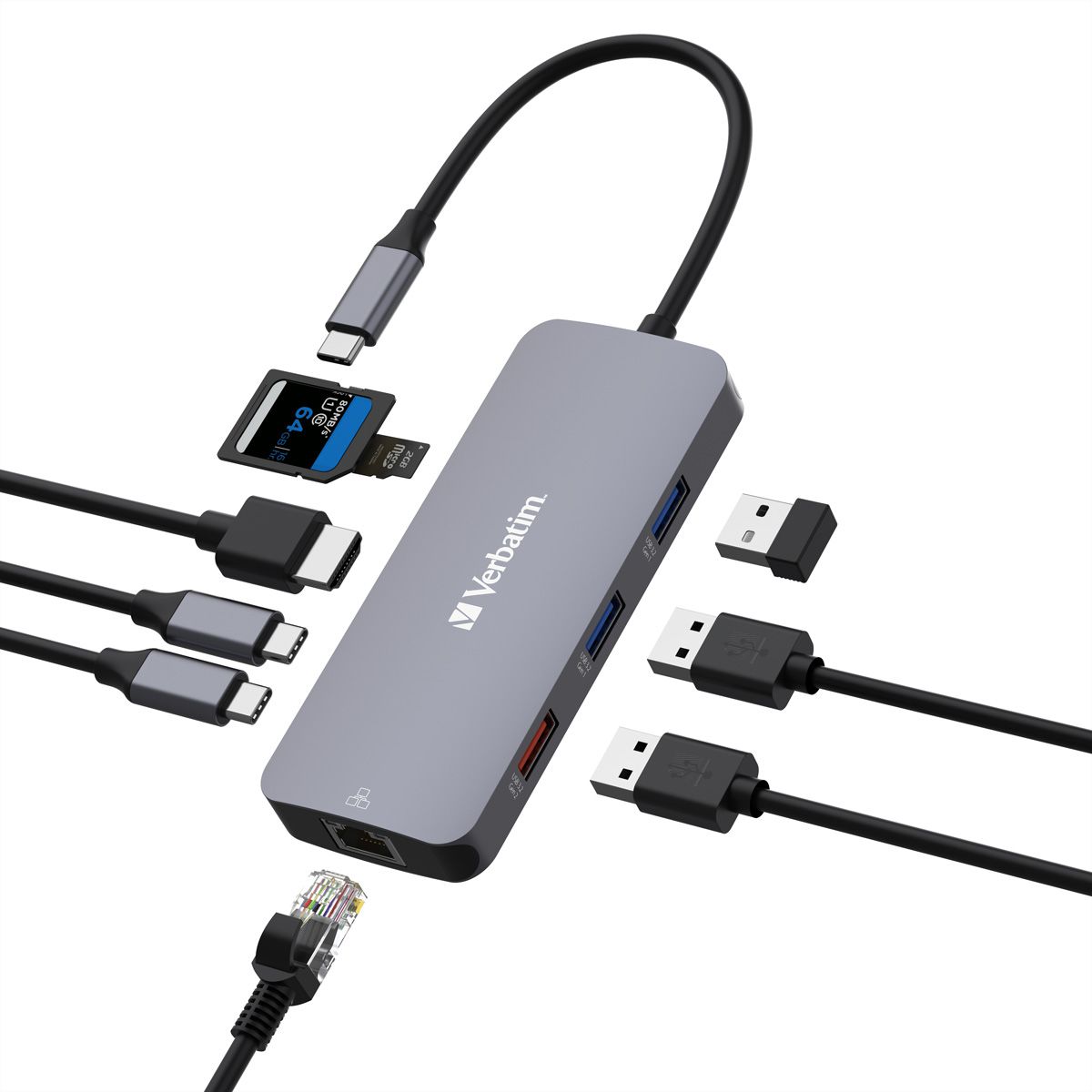 VERBATIM USB-C Multiport CMH-09