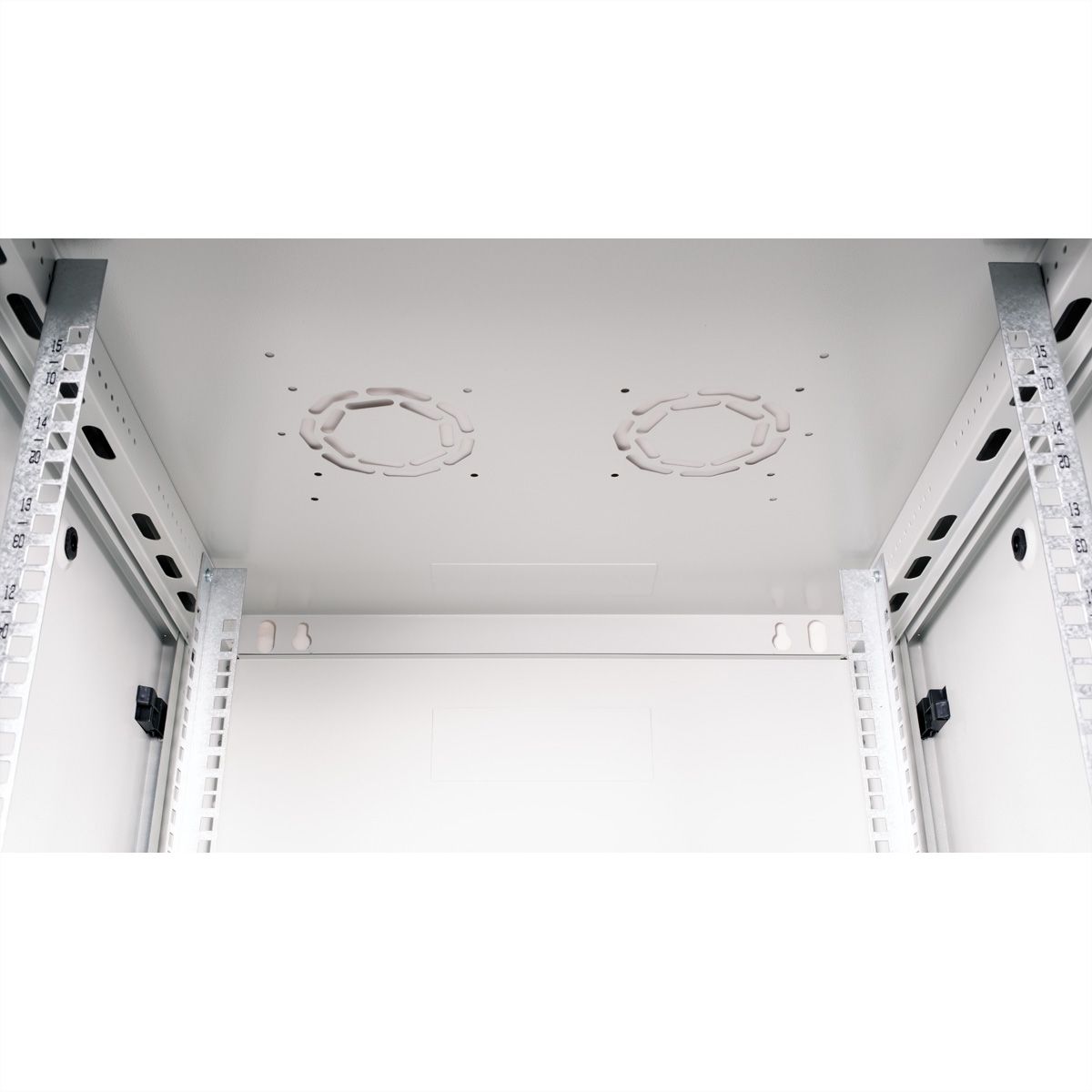 ROLINE 19-inch wandbehuizing Basic Plus 15U, 600x600 BxT grijs
