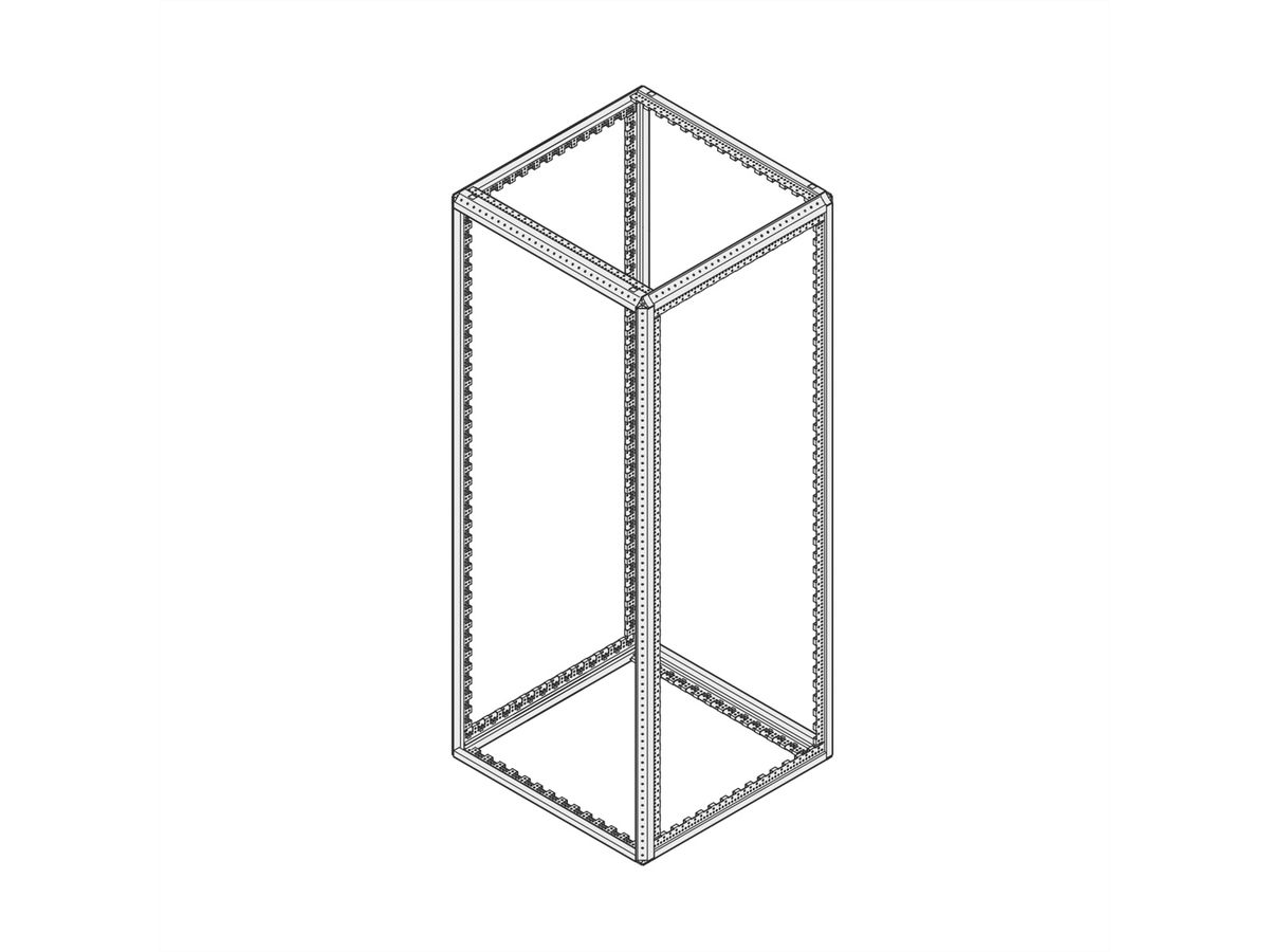 SCHROFF Varistar Cabinet Frame, Slim-Line, 2000H 800W 600D