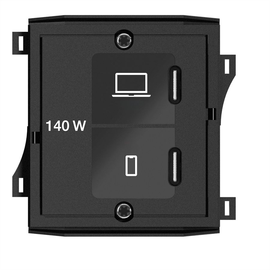 BACHMANN Custom Module USB C/C/C-oplader, met voeding