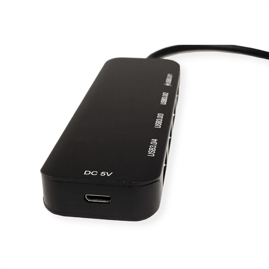 VALUE USB 3.2 Gen 1 hub, 4-poorts, type C aansluitkabel