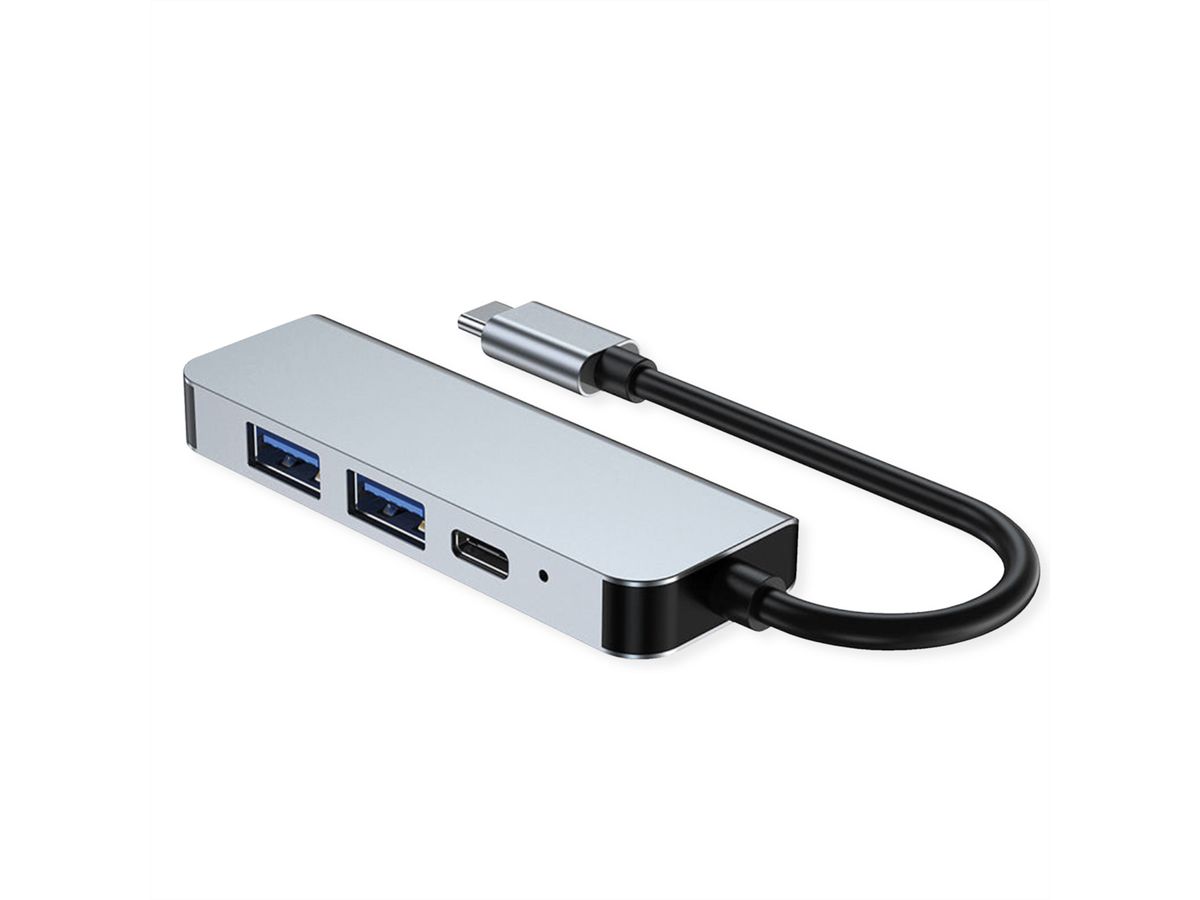 VALUE Dockingstation Type C, 1x HDMI 4K30, 1x USB 3.2 Gen1 Type A, 1x USB 2.0 Type A, 1x Type C PD (Power Delivery)