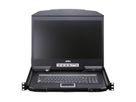ATEN CL3716iNW US 16-Port USB HDMI LCD KVM Konsole, US-Layout