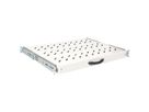 ROLINE 19-inch plank 1 U , Uitschuifbaar 350mm diep 25 kg grijs