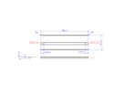 BACHMANN TOP FRAME afdekking 4-voudig EV1 geanodiseerd