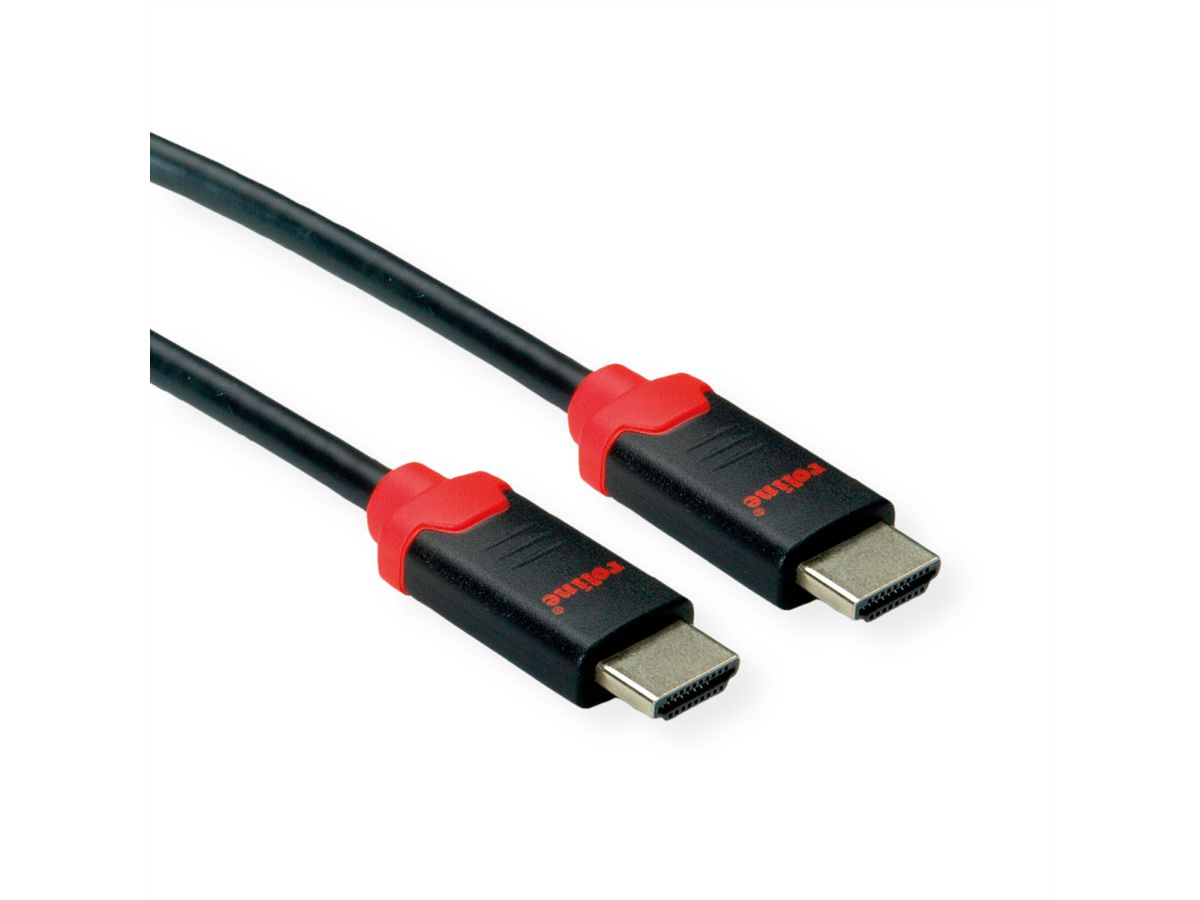 ROLINE 10K HDMI Ultra High Speed ​​Kabel, M/M, zwart, 5 m