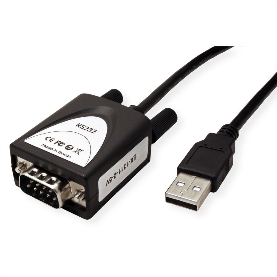 EXSYS EX-1311-2-5V USB 2.0 zu Seriell RS-232 mit 5Volt Spannung auf Pin 9