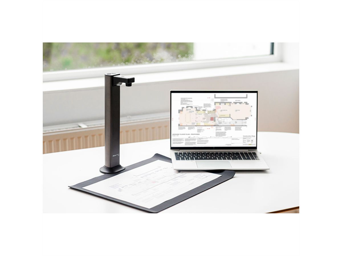 IRIScan Desk 7 Pro A3 Document Scanner, portable camera scanner station