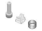 SCHROFF 19" Assembly Kit, Screw M6, Washer M6, Nut M6, 32 Pieces