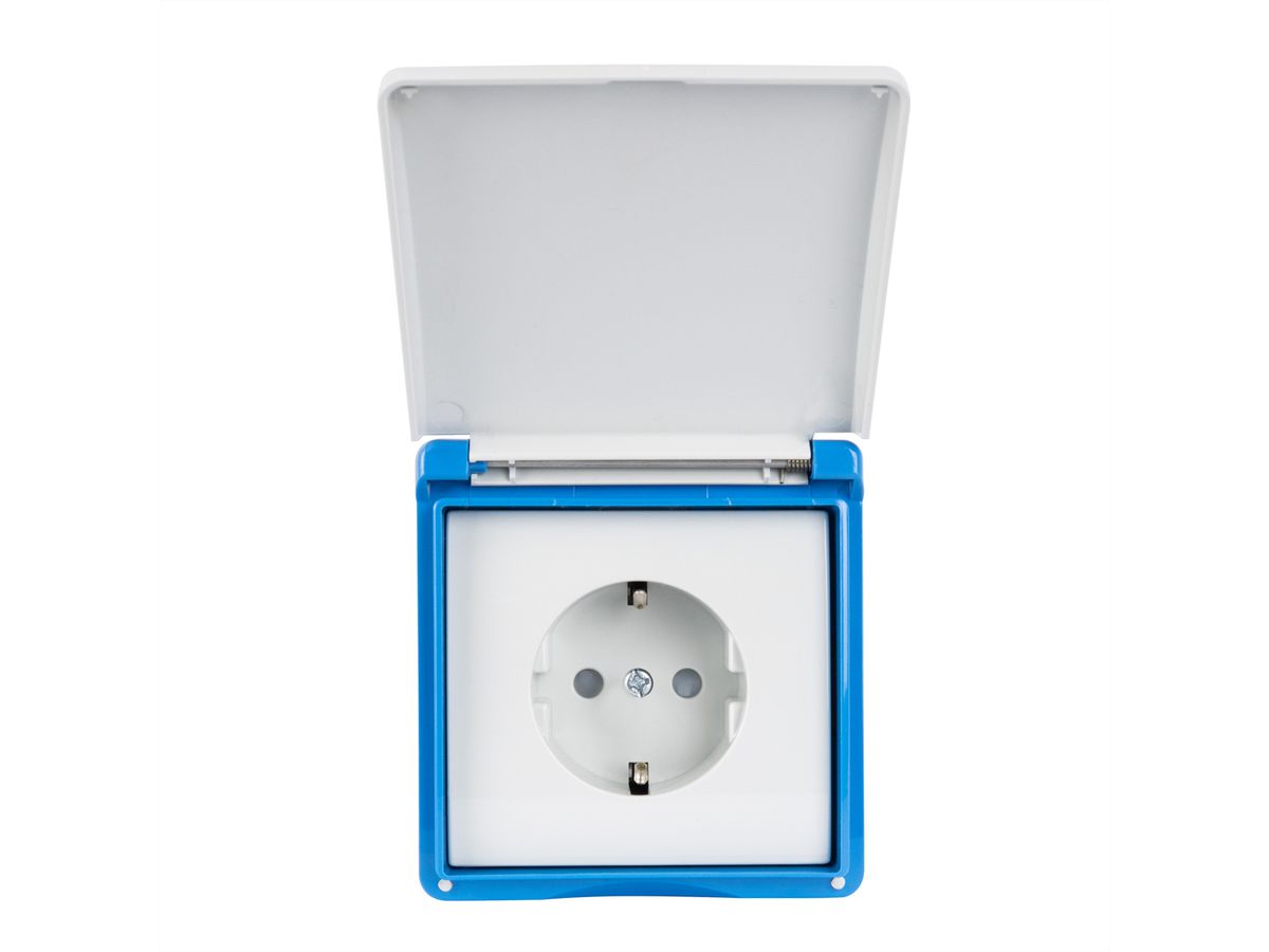 BACHMANN EARTHED CAR CHARGING SOCKET, Flush-mounted version