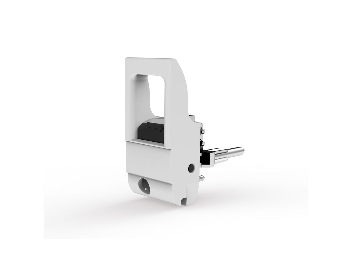SCHROFF Inserter/Extractor Handle Type IET, Grey Lever, Black Button, Bottom, 100 Pieces