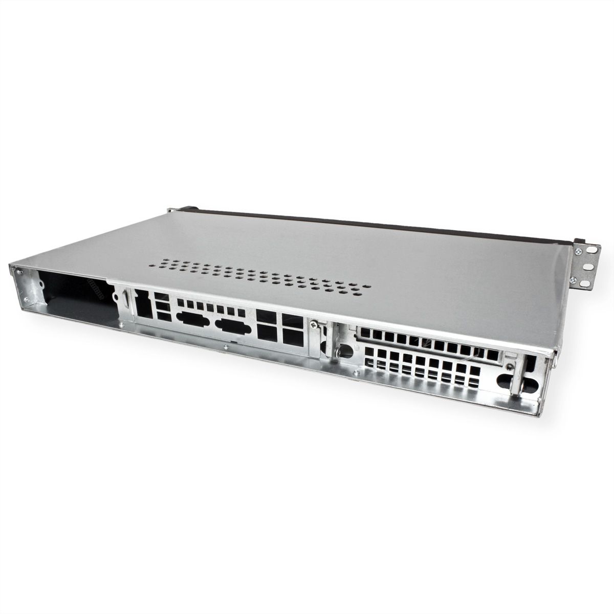 19" Server behuizing, 1UH, 1U-K-125L, zwart