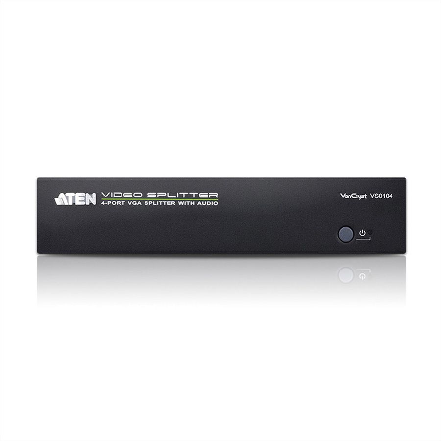 ATEN VS0104 VGA Video Splitter, 450MHz, Audio, RS232, 4-voudig