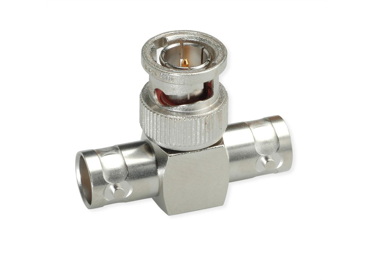 TELEGÄRTNER BNC-T-Stück 75 Ohm Buchse / Stift / Buchse
