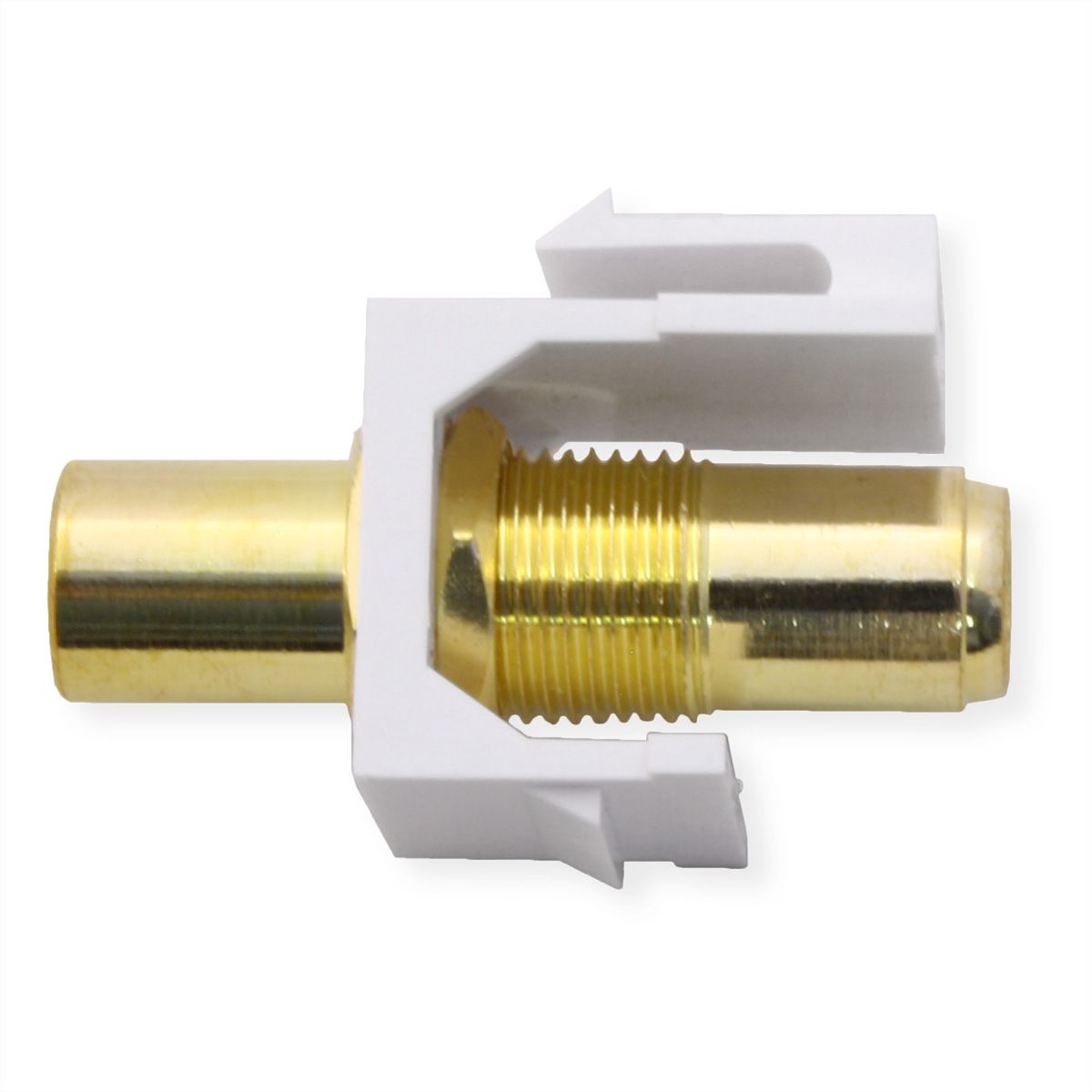 VALUE RCA keystone-koppeling, kunststof, wit