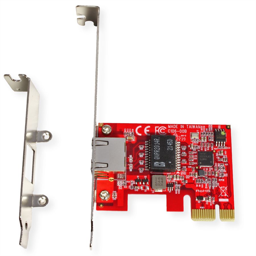 ROLINE 2.5 GbE BASE-T Ethernet Low Profile PCIe Adapter