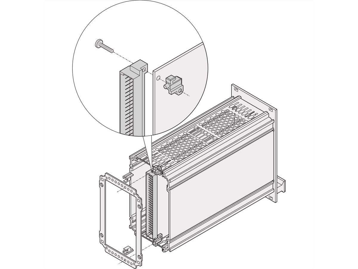 SCHROFF Frame Type Plug-In Unit PCB Mounting Support from Slot 2 on, 50 Pairs