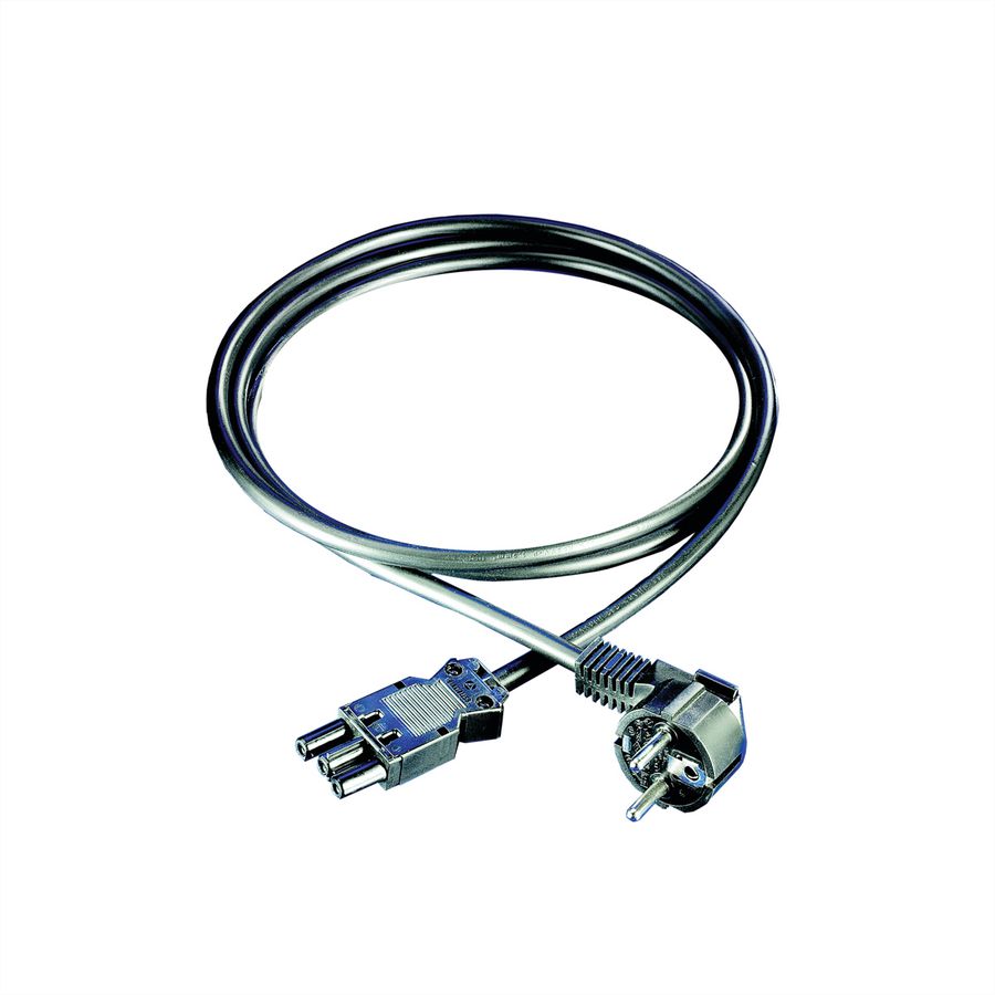 SCHROFF Equipment cable, SCHUKO/UTE connector, Wieland female connector