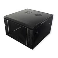 VALUE 19" Wall Mount Rack 6U, 368 x 570 x 600mm (HxWxD), black