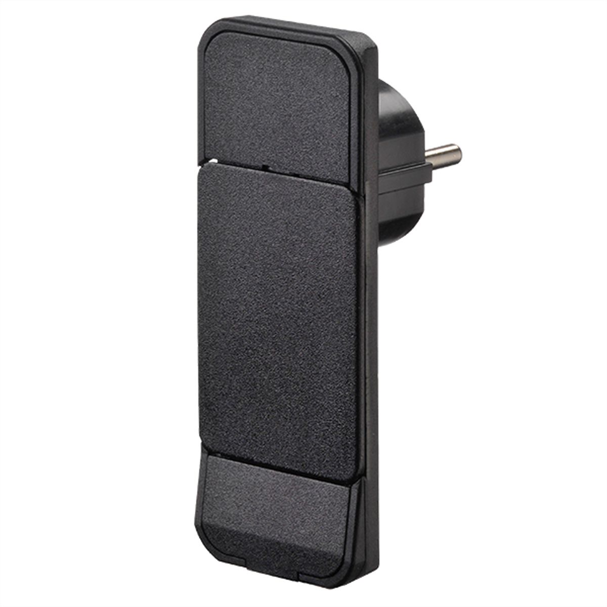 BACHMANN SMART PLUG earthing contact mounting plug, black