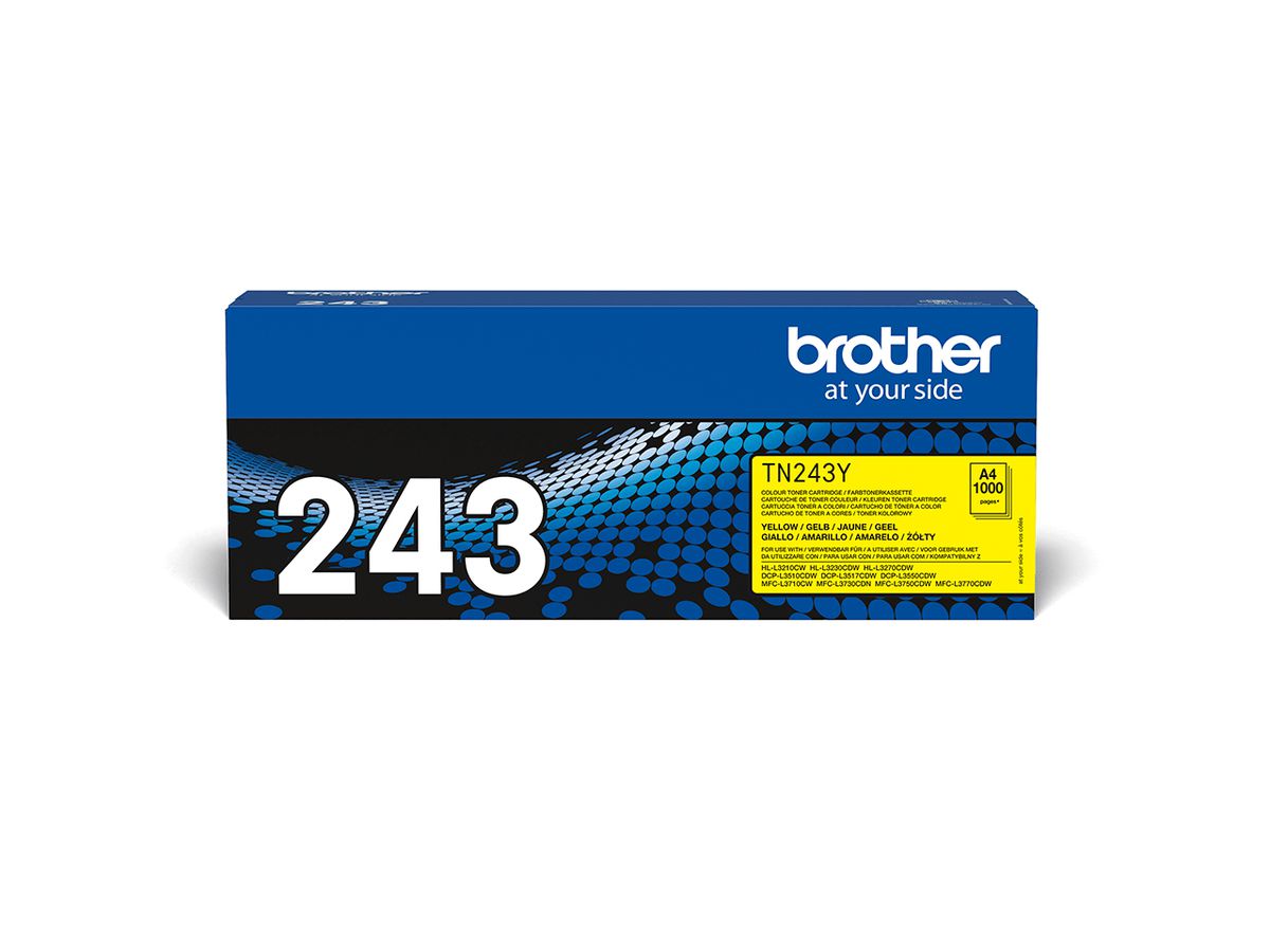 Brother TN-243Y tonercartridge 1 stuk(s) Origineel Geel