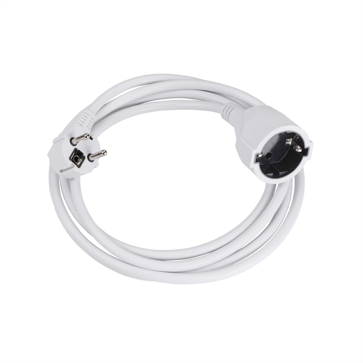 BACHMANN Extension cable, Earthing contact 230V 4m white