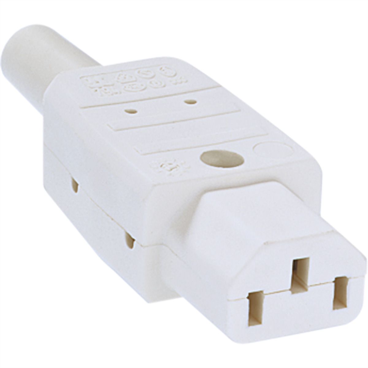 BACHMANN cold appliance socket no.794 70°C, white