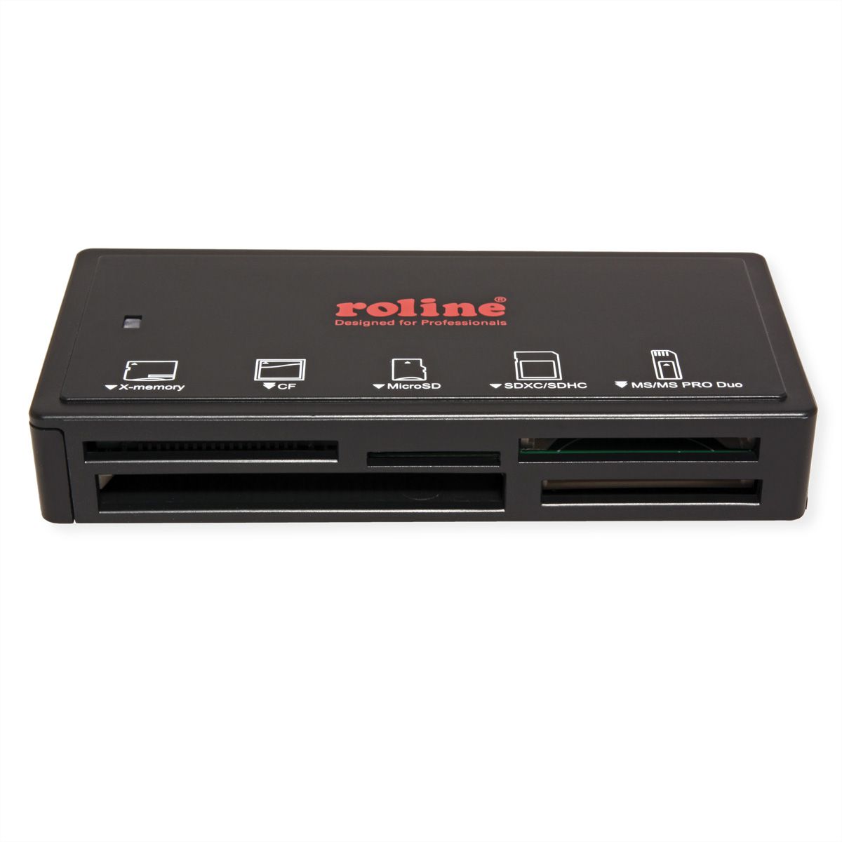 ROLINE USB 3.2 Gen 1 Multi Card Reader, zwart