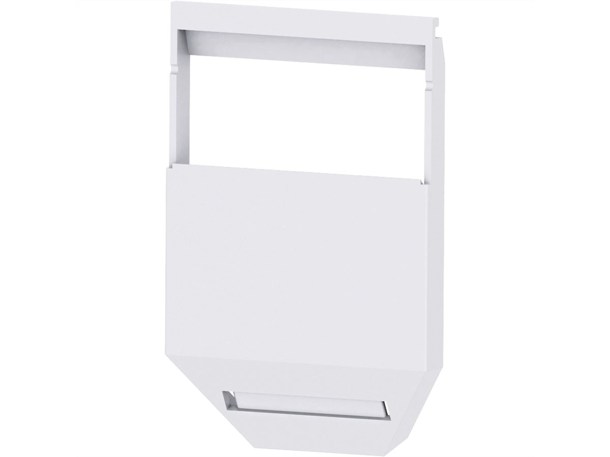 BACHMANN DESK2 concealed cable routing, white