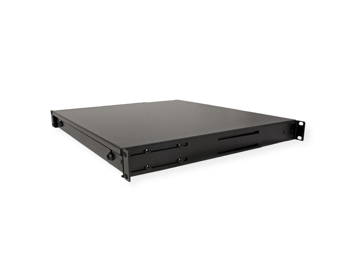 ROLINE 19-inch keyboard insert 1 U, 400 T lockable black
