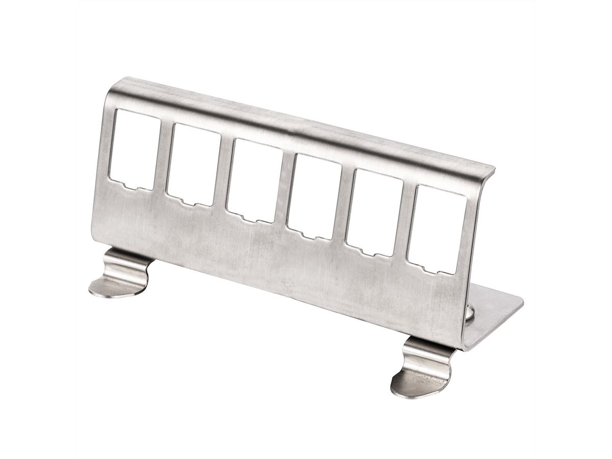 ROLINE DIN Rail Adapter, empty, for 6x Keystones