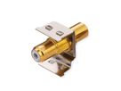 ROLINE RCA Keystone Coupler, Metal, Shielded, white