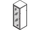 SCHROFF Eurorack glasdeur met acrylglas, RAL 7035, 43 U 800W