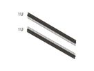 BRUSH CAB.ENTRY 1U BLACK (2X)