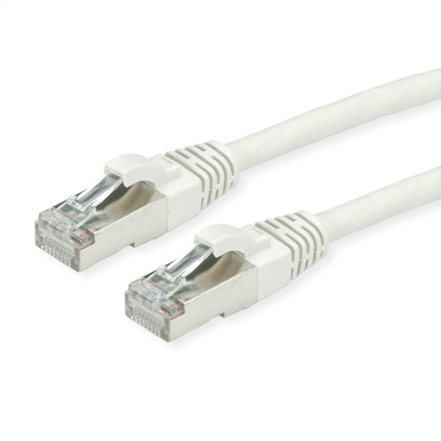 ROLINE S/FTP-kabel Cat.7, LSOH, met RJ-45 connectoren (500 MHz / Klasse EA), grijs, 1 m