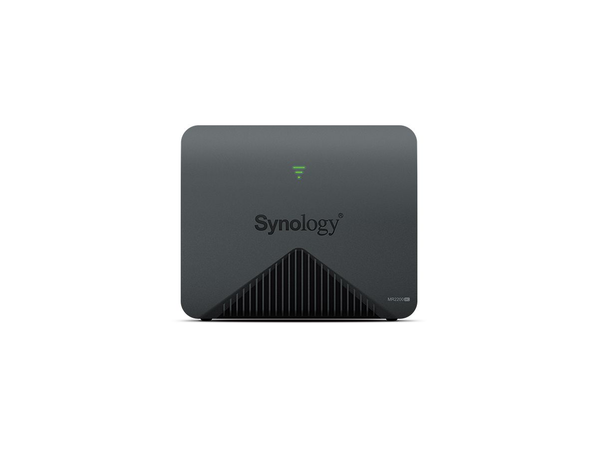 Synology MR2200AC draadloze router Gigabit Ethernet Dual-band (2.4 GHz / 5 GHz) Zwart