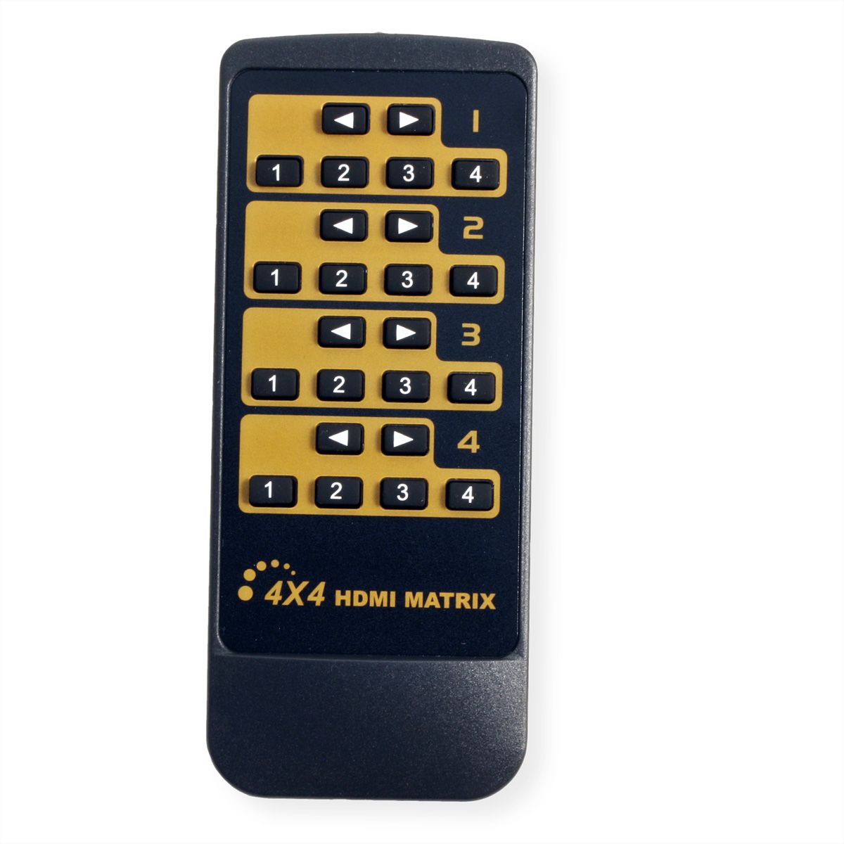 VALUE HDMI Matrix Switch, 4x4, 4K60Hz, with remote control