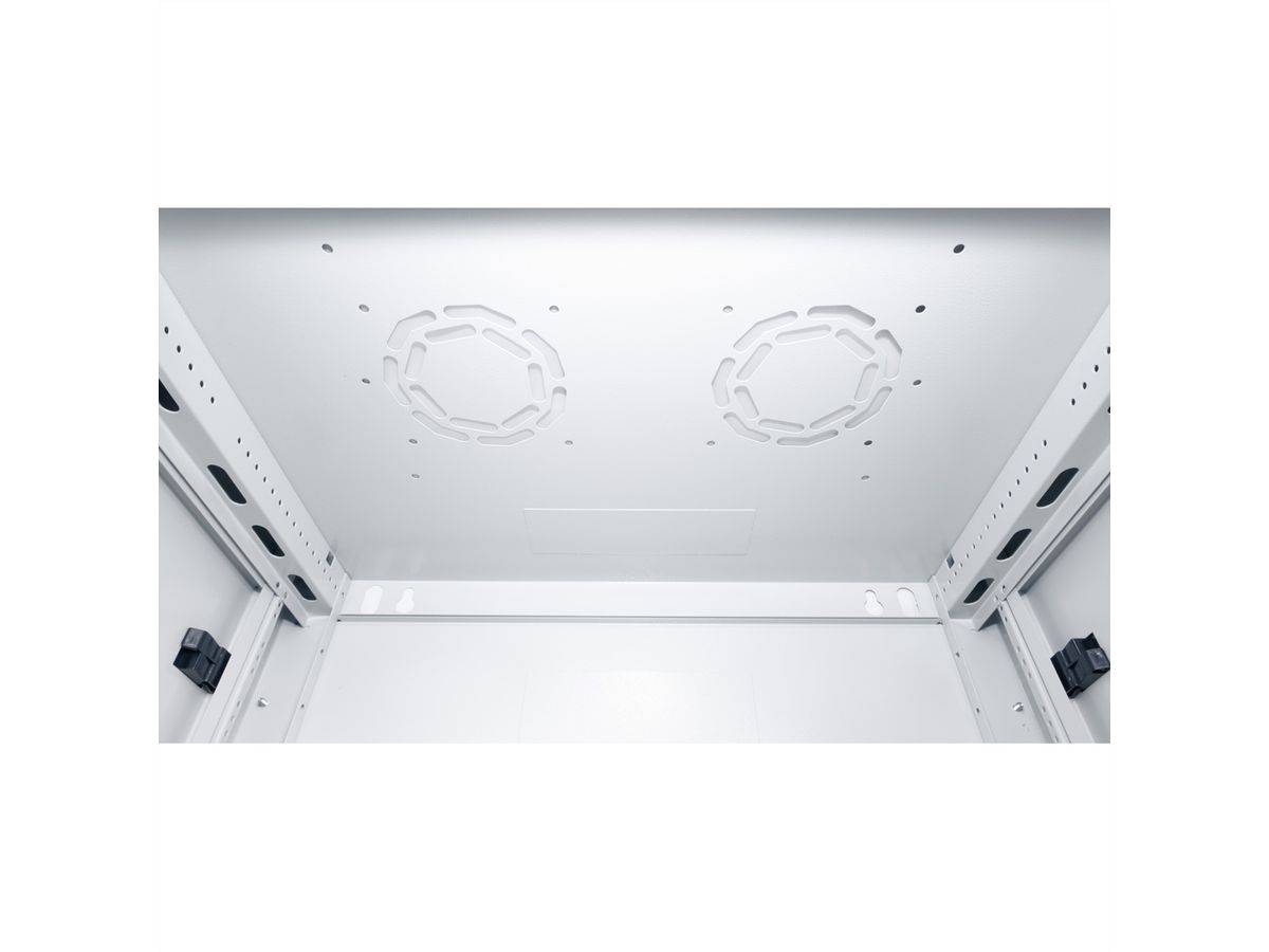 ROLINE 19" Wall Cabinet Basic Plus 6U, 600x450 BxT grey