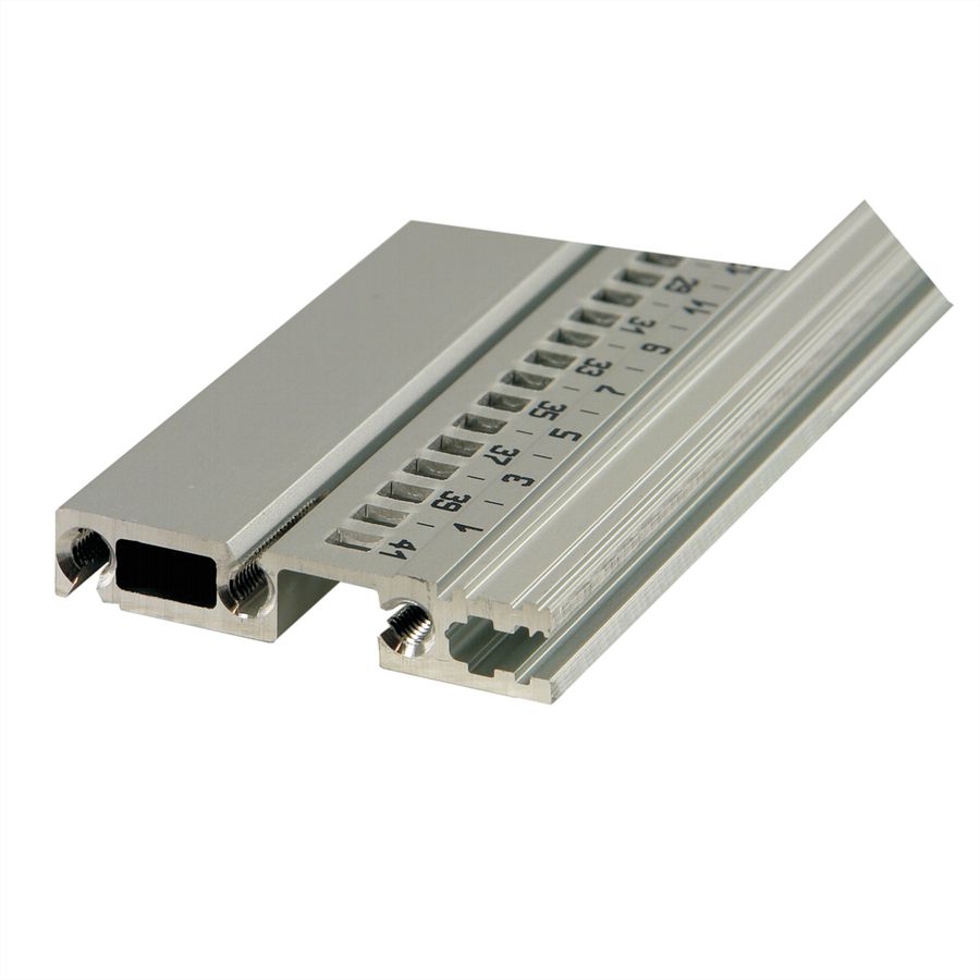 SCHROFF horizontale rail, achteraan, type R-VT, robuust, 28 pk