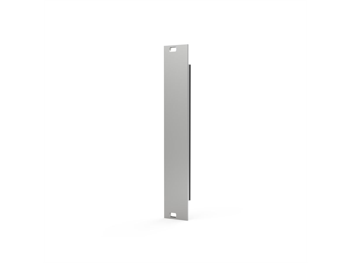 SCHROFF Frontpaneel, U-profiel, Refrofit afscherming, 3 HE, 4 HE, 2,5 mm, Al, voorzijde geanodiseerd, achterzijde geleidend