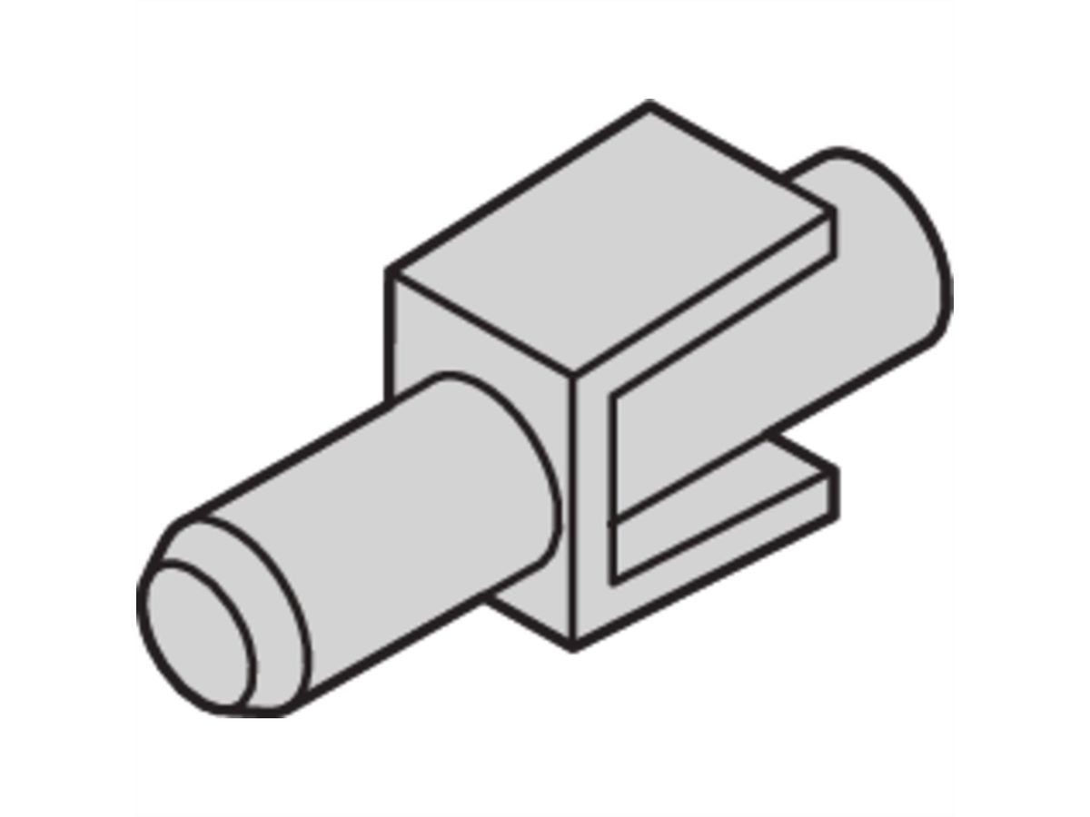 SCHROFF Fixing Clip for Static Plastic Handle