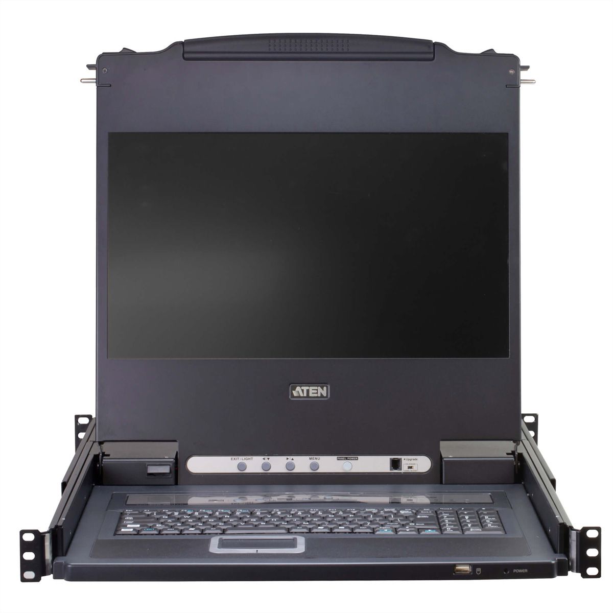 ATEN CL5716MW 43cm wide LCD KVM Switch, USB-PS/2,VGA, 16-poorts, FR-Layout
