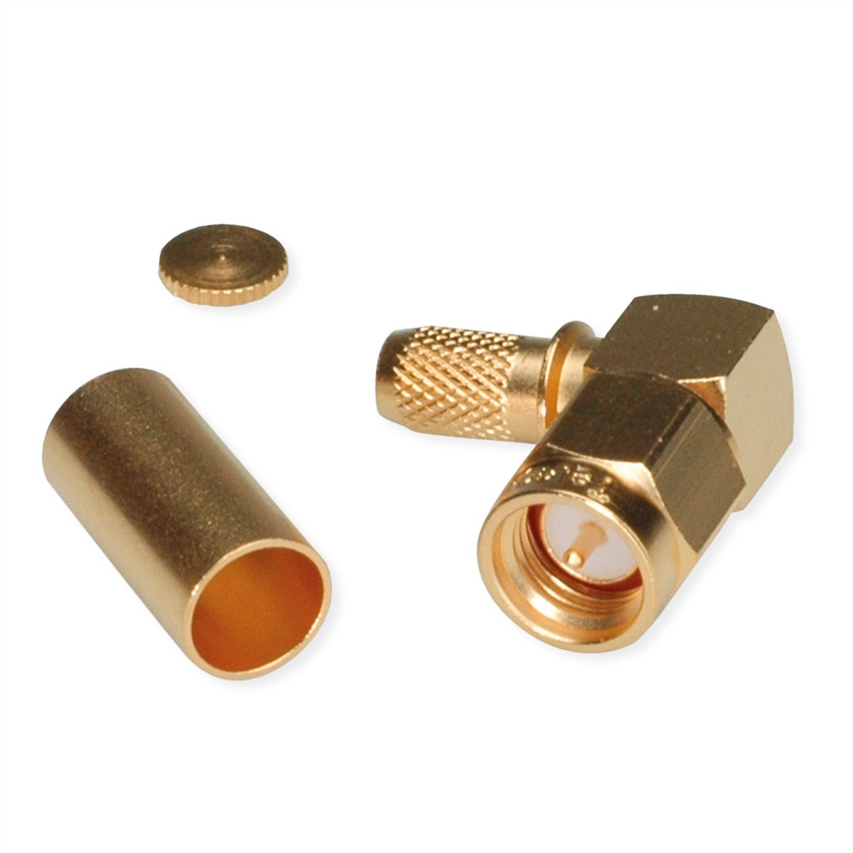 TELEGÄRTNER SMA-Winkelstecker für RG-223/U, RG-142B/U